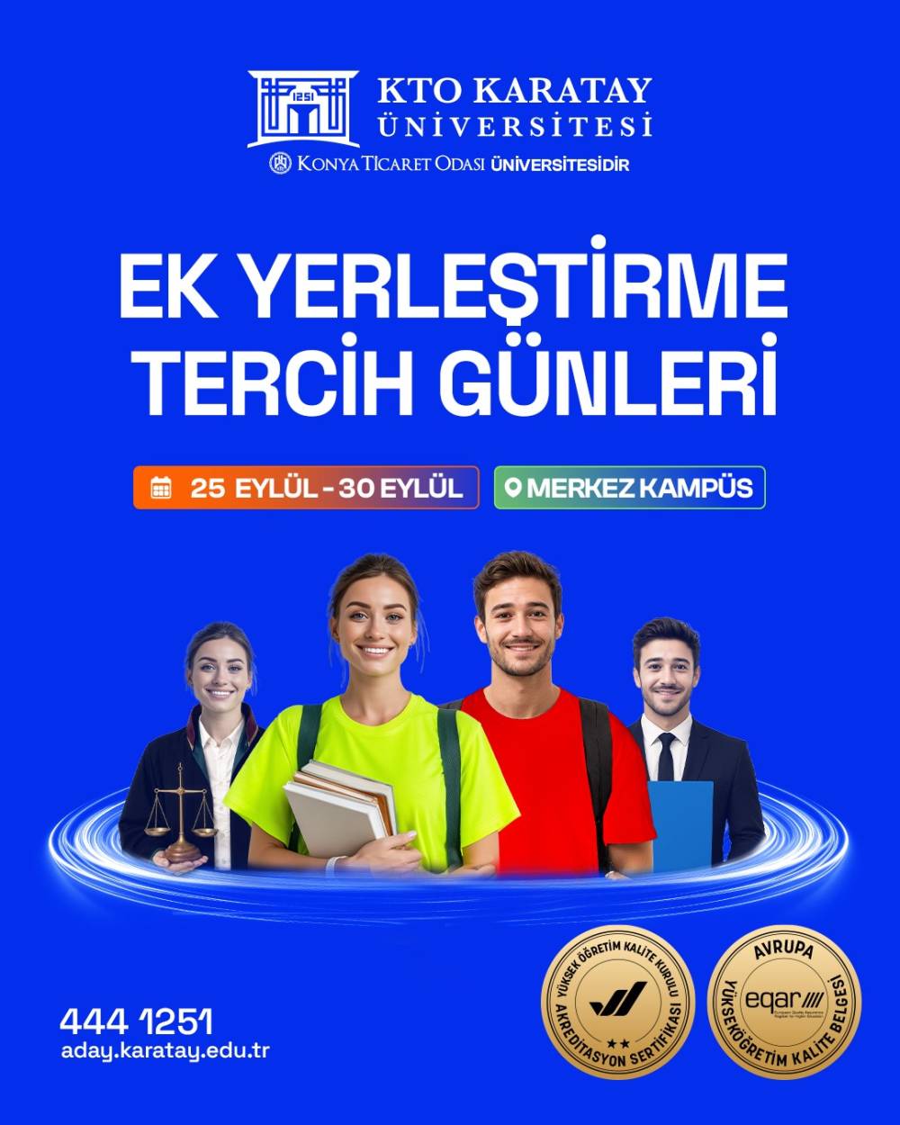 KTO Karatay'da ek yerleştirme tercih günleri başladı