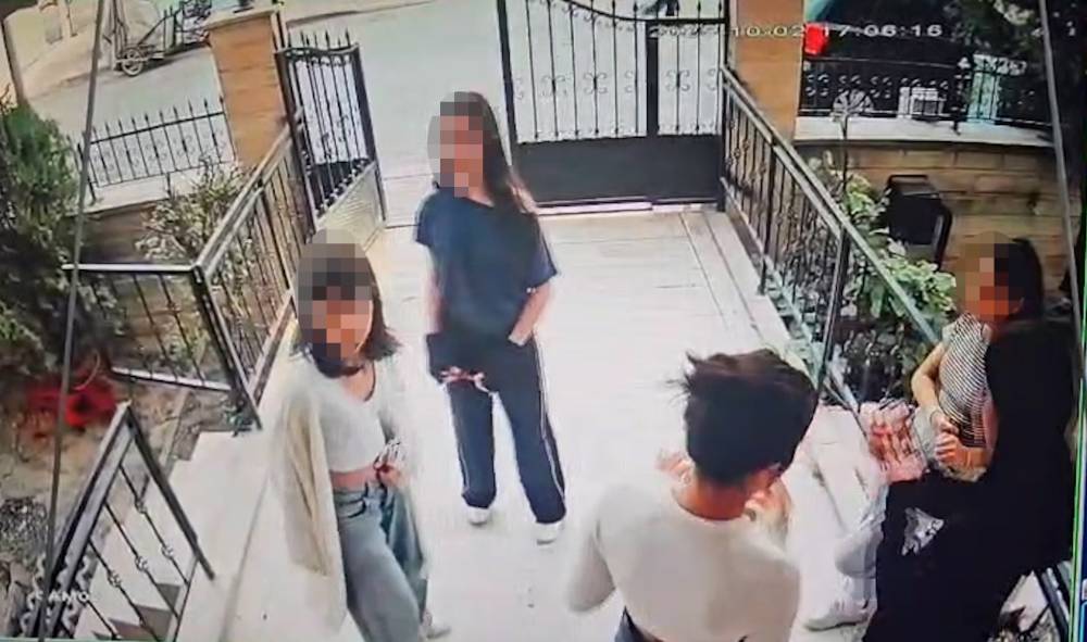 Konya'da akran zorbalığı güvenlik kamerasına yansıdı