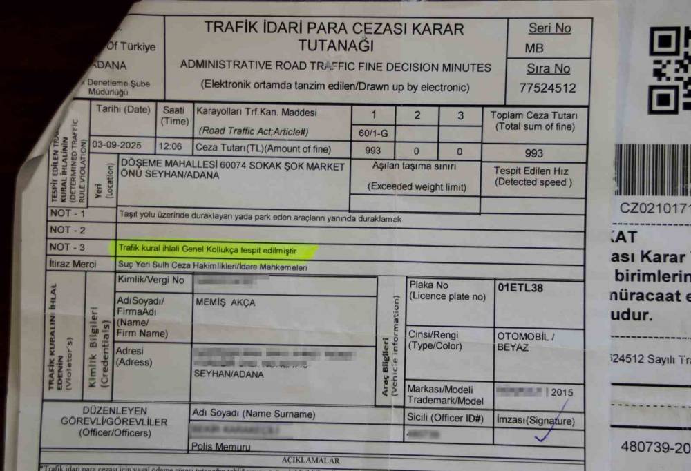 Her polis ceza yazamayacak: Emsal karar