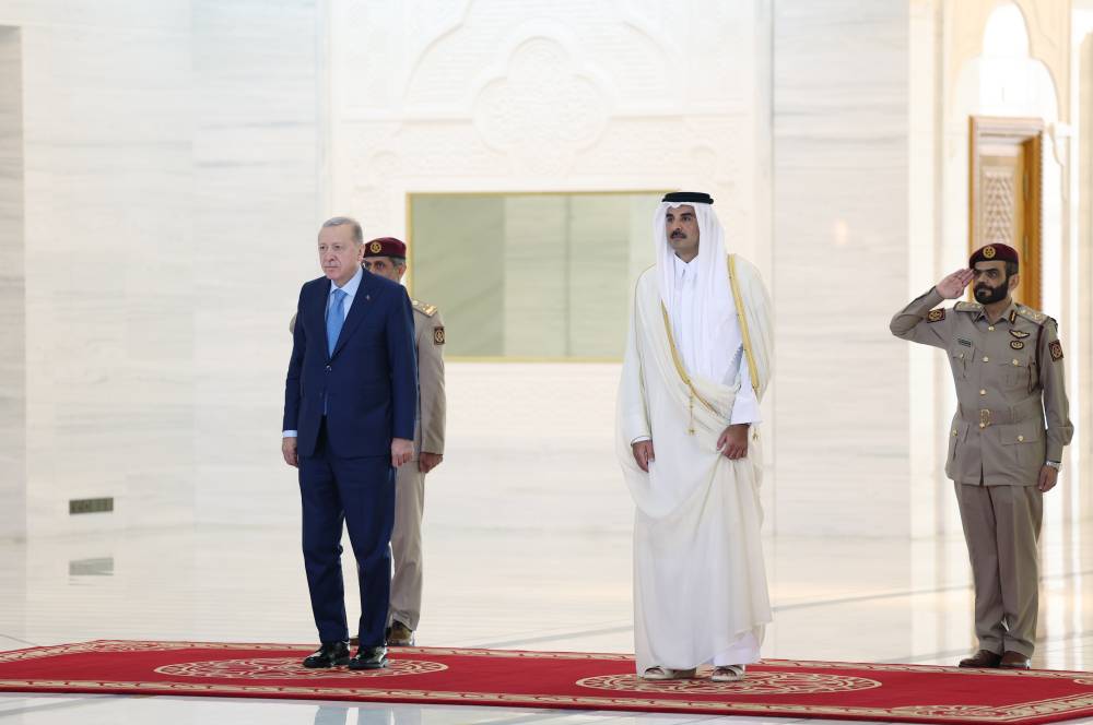 Cumhurbaşkanı Erdoğan, Katar Emiri Al Sani ile görüştü