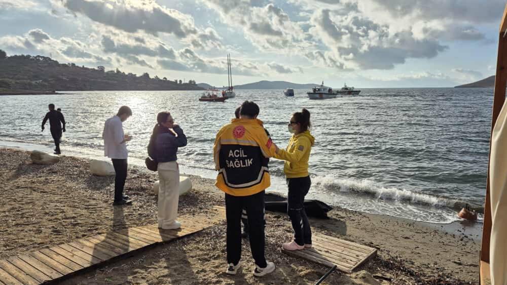 Bodrum'da kaçak göçmenleri taşıyan bot battı; 7 ölü