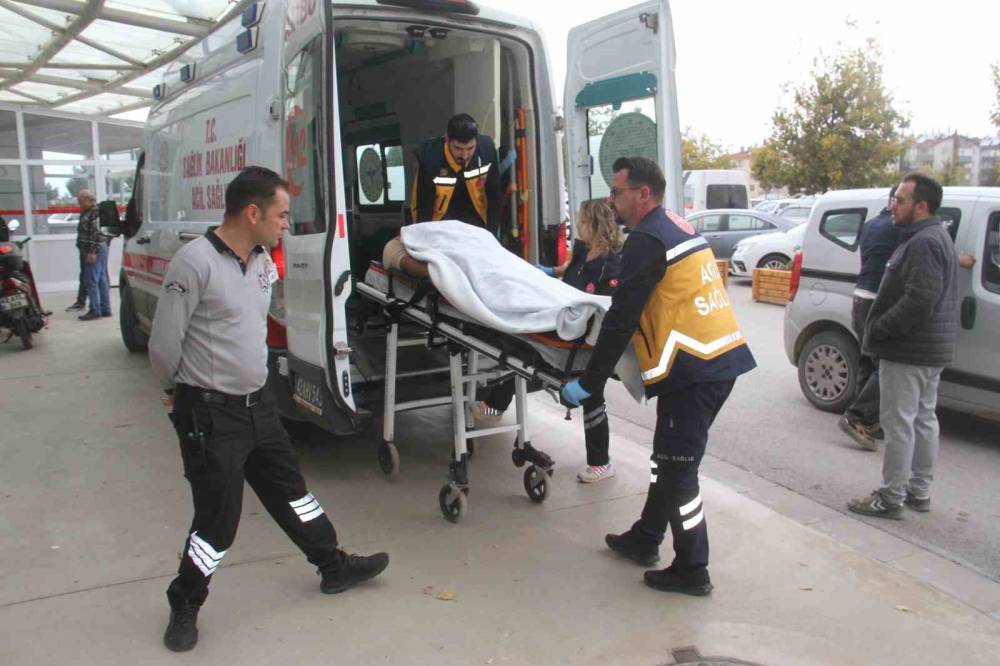 Konya'da sanayi sitesinde iş kazası! 2 buçuk metre yükseklikten düştü