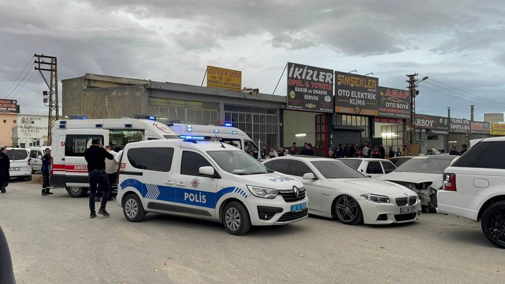 Konya'da oto boyama atölyesine pompalı saldırı: 12 yaralı