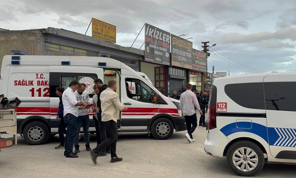 Konya'da oto boyama atölyesine pompalı saldırı: 12 yaralı