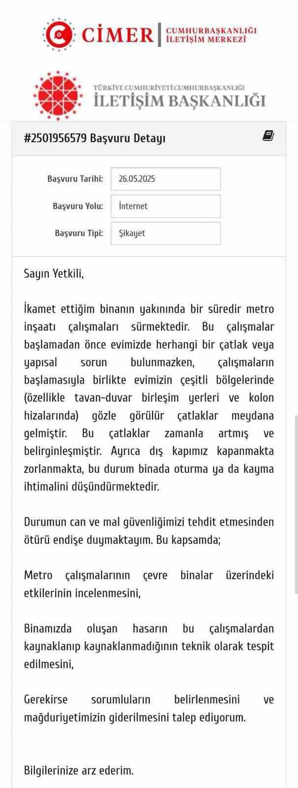 "CİMER’e şikayet etmiştim" dedi, 4 ay sonra yan binası yıkıldı