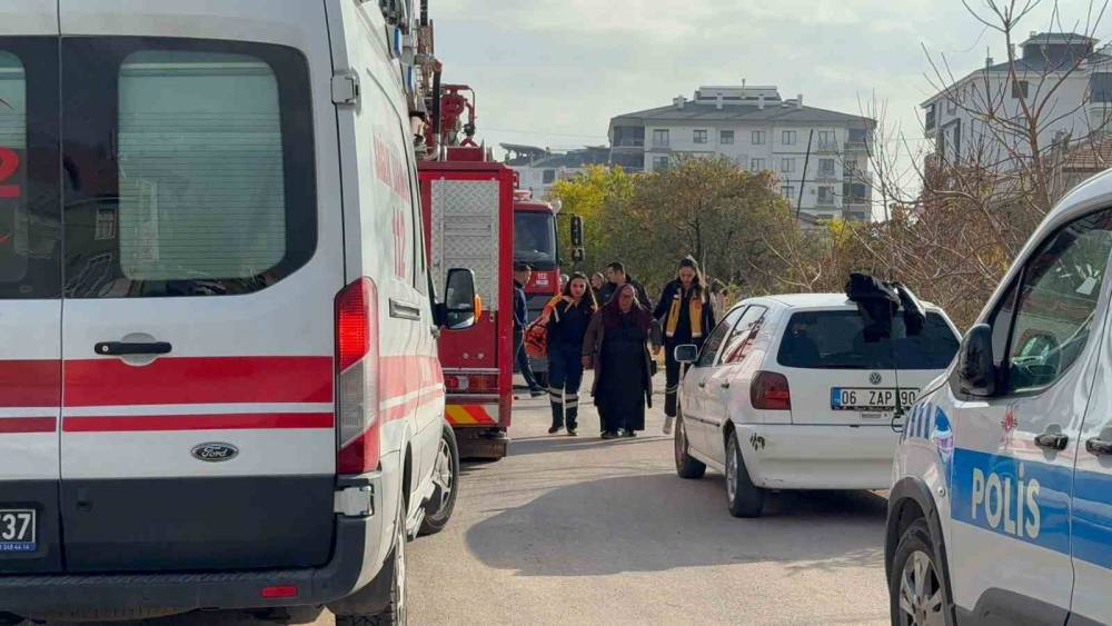 Annesinin evini ateşe verdi