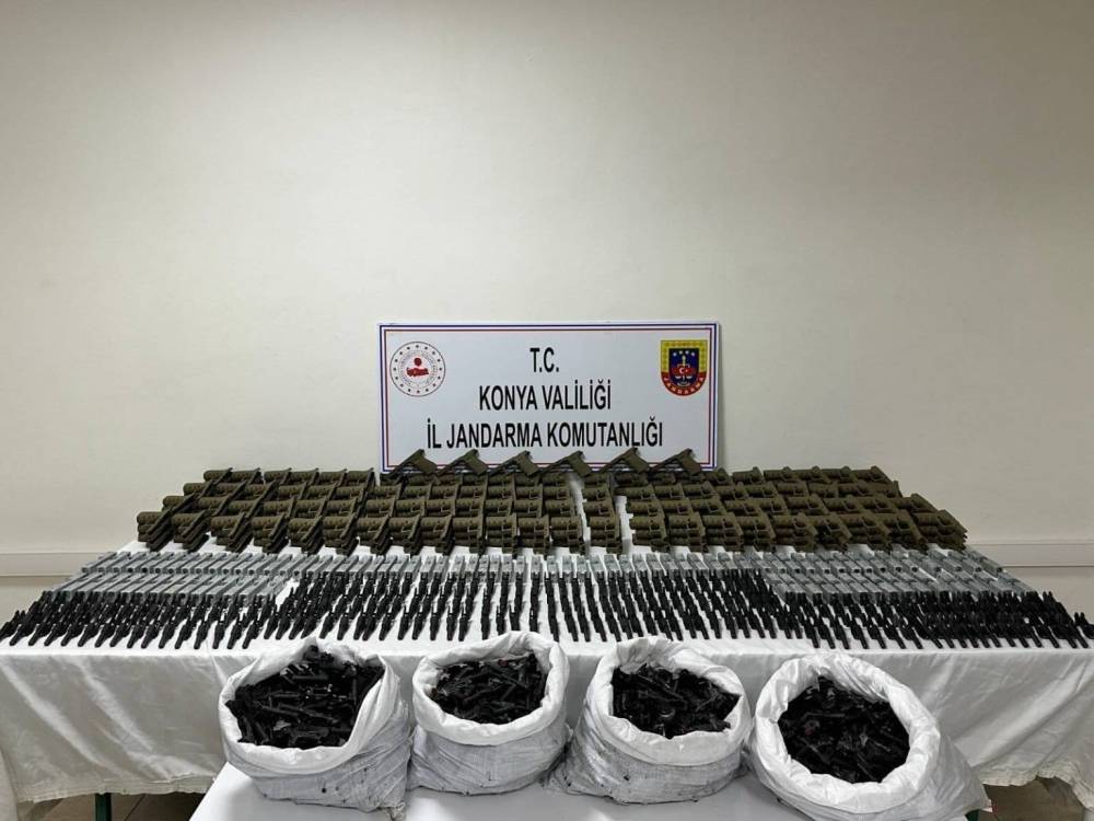 Konya’da yüzlercesi ele geçirildi!
