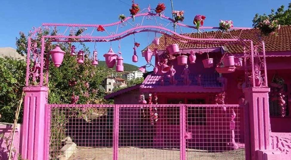 Hayatını pembeye boyadı, akülü arabasına gücü yetmedi