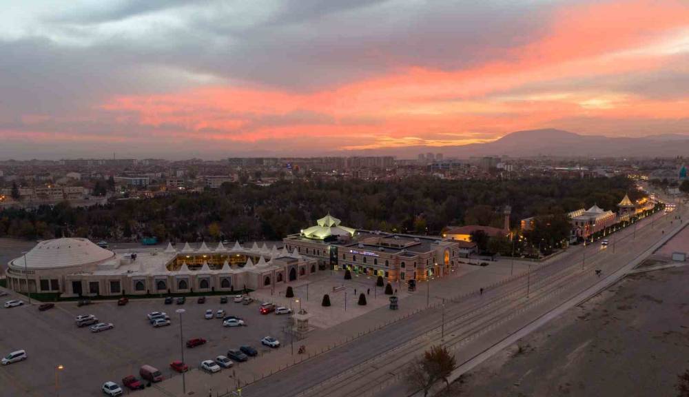 Konya’da kartpostallık gün batımı manzaraları
