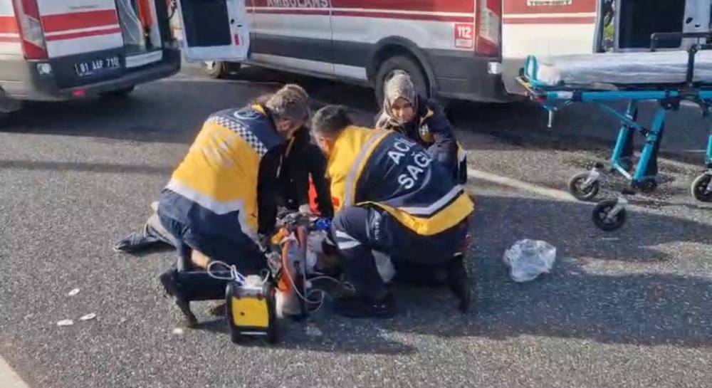 Taksinin çarptığı yaya öldü