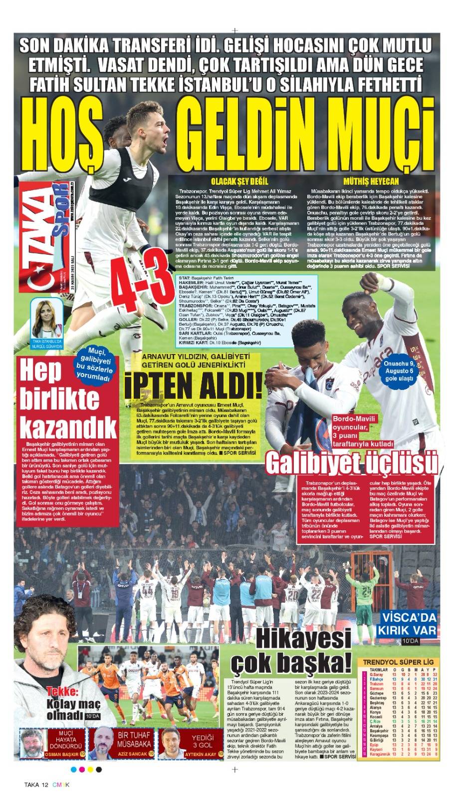 Geri dönüşün adı Trabzonspor... Muçi'yle bağlan hayata