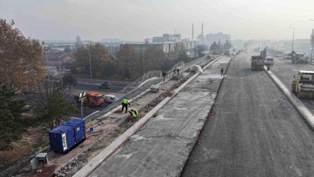 Konya Marangozlar Köprülü Kavşağı inşaatında son durum