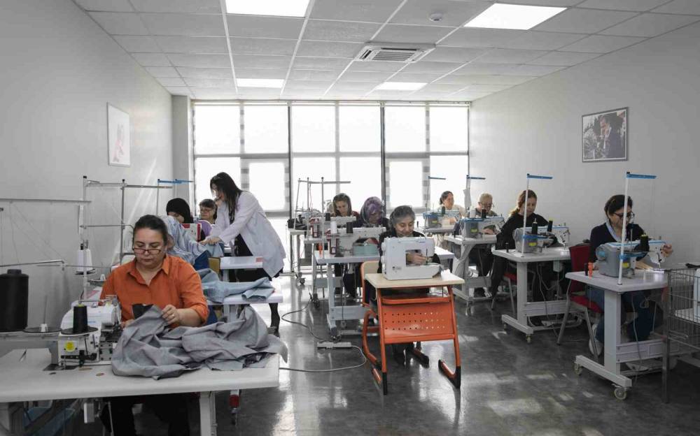 Giyim üretim kurslarına büyük ilgi