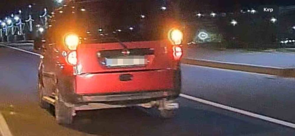 Trafiği tehlikeye düşürdü, sonu 14 bin lira ile bitti