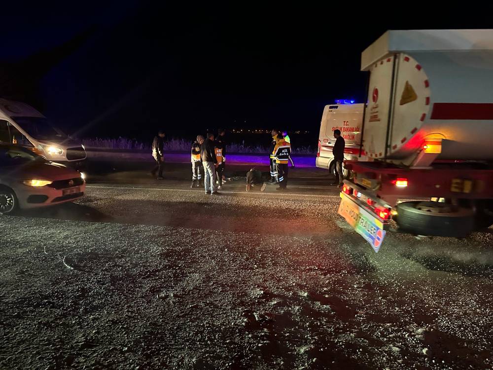 Otomobilin çarptığı yaya öldü