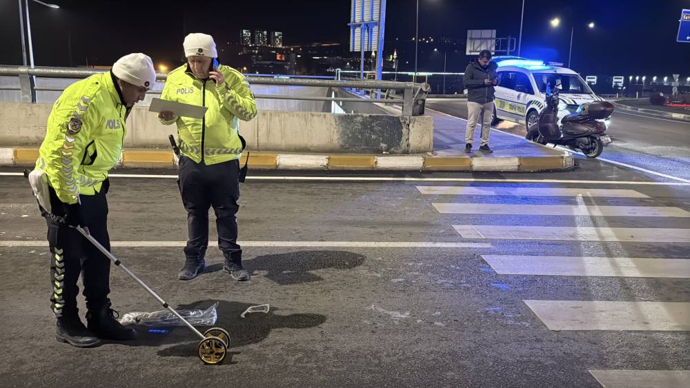 Motosiklet kazasında astsubay ağır yaralandı