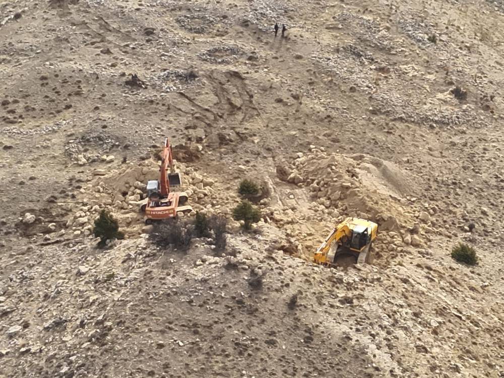 "Anadolu Mirası" operasyonu! 14 defineci dron kamerasından kaçamadı