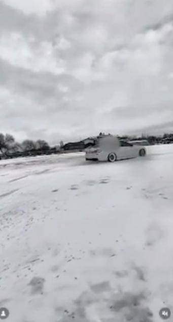 Drift attı, sanal devriyeye yakalandı