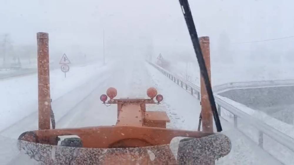 Antalya-Konya yolunda kar etkisini artırdı