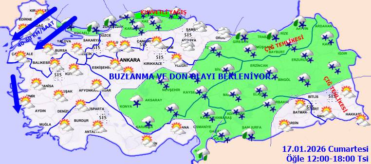 Meteorolojiden kritik uyarı! Kar, buzlanma ve çığ tehlikesi kapıda